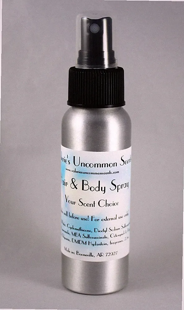 Peachy Peach scented HAIR & BODY PERFUME FRAGRANCE SPRAY MIST 2.5oz