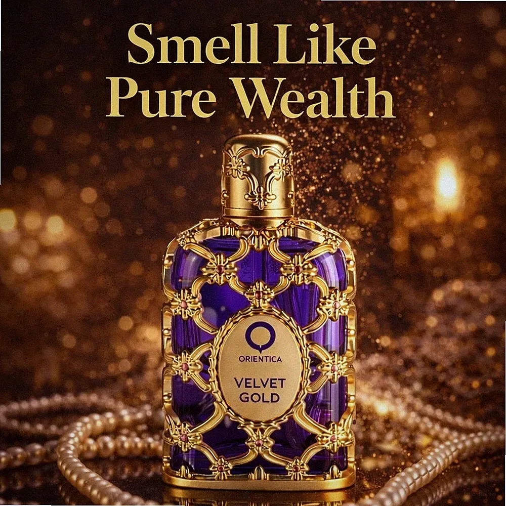 Orientica Velvet Gold Women's Fragrance Apple Orange Saffron Rose Peach Scent